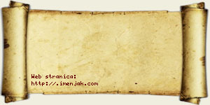 Negovanka Vlahović vizit kartica